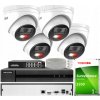 Súprava na monitorovanie IP 4Mpx 4 Kamery IPCAM-T4-30DL, Hybrid Light, Záznamník 8ch - HiLook by Hikvision