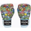 Boxerské rukavice Top King Boxing Culture white/blue