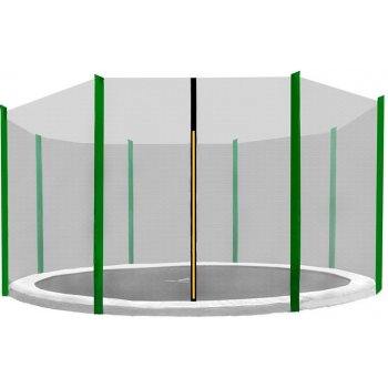 Aga ochranná sieť 366cm na 8 tyčí čierna sieť/tmavo zelená