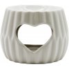 ARÔME Home Elements aroma lampa Srdce 8,5 cm Šedá