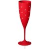 Crystalex poháre na šampanské Noël Rouge 220 ml 6KS