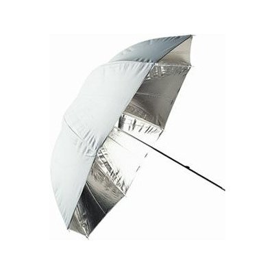 Linkstar PUK-102SW odrazný dáždnik obojstranný strieborná/biela 102cm
