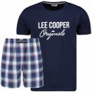 Lee Cooper Logo pánské pyžamo krátké modré