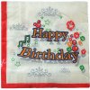 Servítky 32x32cm 20ks Happy birthday music