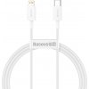 Baseus CATLYS-A02 Superior Series USB-C na Lightning, 20 W, PD, 1m, bílý