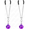 Kink - Thin Bell Nipple Clamps Purple 7 cm