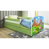 Kocot Kids 3491-0 LOKI Safari posteľ bez úložného priestoru 180x80 cm zelená