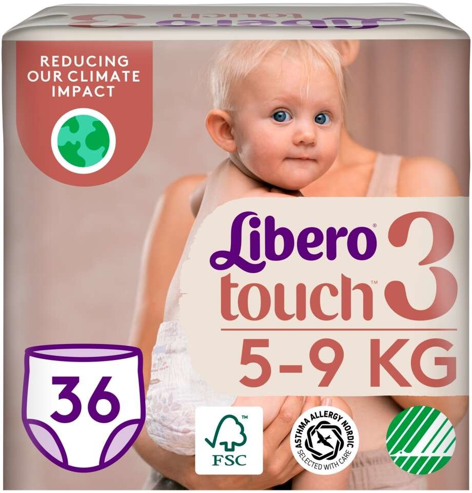 Libero Touch 5-9 kg Midi 3 36 ks