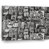 Sablio Obraz Kreslené mrakodrapy - 90x60 cm
