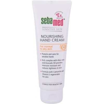 Sebamed Sensitive Skin Nourishing Hand Cream - Vyživujúci krém na ruky pre normálnu a suchú pokožku 75 ml