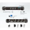 Aten CS-1784A 4-Port DVI USB 2.0 KVMP Switch, 2.1 Surround Sound, nVidia 3D