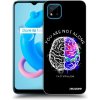 Picasee silikónový čierny obal pre Realme C11 (2021) - Brain - White