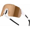 brýle FORCE ELECTRA bílé, hnědé zrc. sklo