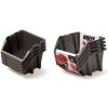 Prosperplast Sada úložných boxů 4 ks BENER 27,2 x 23,8 x 23,6 cm černá