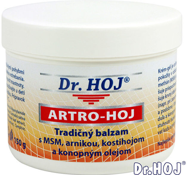Dr. Hoj Artru-Hoj Tradičné balzam s MSM, arnikou, kostihojom a konopným olejom 150 g