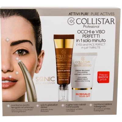 Collistar Pure Actives Eye Contour Hyaluronic Acid + Peptides omlazující oční sérum 15 ml