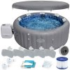 Záhradné SPA Bestway Santorini HydroJet Pro pre 7 osôb s Wi-Fi a LED osvetlením