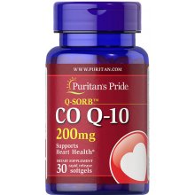 Puritan's Pride Q-SORB Q-10 koenzým 200 mg 30 kapsúl