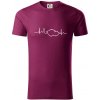 EKG Česká republika - Tričko z organickej bavlny - 2XL ( Fuchsiová )