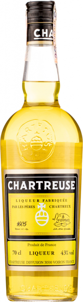 Chartreuse Jaune 43% 0,7 l (čistá fľaša)