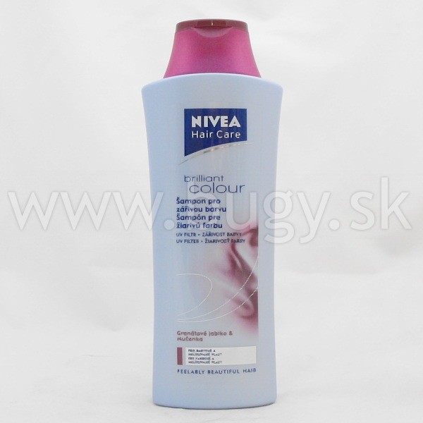 Nivea Hair Care Brilliant Colour šampón pre farbené a melírované vlasy 400 ml