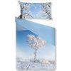 Gipetex Natural Dream 3D talianská obliečka 100% bavlna Love tree - 140x220 / 70x90 cm