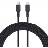 Aukey CB-KCC101 USB-C na USB-C, 100W, 1m, černý