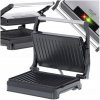Kontaktný, panini, skladací, tradičný elektrický gril Adler Europe Grill elektryczny Opiekacz do kanapek AD3052 strieborný/sivý 1200 W