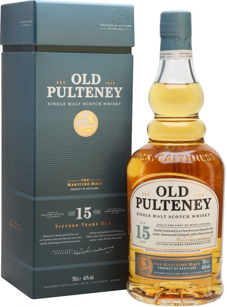 Old Pulteney 15y 46% 0,7 l (kartón)