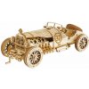 RoboTime drevené 3D puzzle Závodné auto