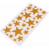Samolepiaca penová guma Moosgummi hviezdy s glitrami - mix veľkostí -