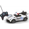 Wiky Auto policajné svietiace dymiace RC na diaľkové ovládanie 18 cm