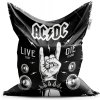Sablio Sedací vak ACDC Live fast, die young - 150x100 cm