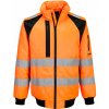 Portwest WX2 Hi-Vis 2 v 1 Bunda Pilot, Veľkosť S, Farba Orange/Black