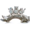 Dekorácia MagicHome Vianoce, Vtáčiky na konári, polyresin, 31x9,5x16,5 cm