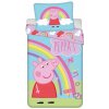 Súprava posteľnej bielizne Jerry Fabrics Prasiatko Peppa ružová 140x200 cm 70x90 cm