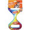 Nerf Dog rotujúce ťahadlo Infinity s farebným úchopom 27 cm