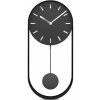 Mebus 12931 black Quartz Pendulum Clock