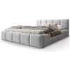Wilsondo Manželská čalúnená posteľ s úložným priestorom Feros 19 180x200 - sivá