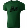 T-ričko BMW R1200RS pánske tričko Farba trička: Tmavozelená, Veľkosť: L