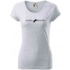 Enduro EKG - Dámske tričko Pure - M ( Svetlosivý melír )