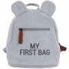 Childhome batoh My First Bag black grey