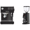 Ascaso Steel UNO, Black + Eureka Atom W 65, black