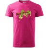 Had na vetve - Klasické pánske tričko vyššej gramáže - 2XL ( Purpurová )