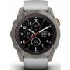 Inteligentné hodinky Garmin fenix 7X Pro Sapphire Solar - Titan / Fog Gray Silicone Band (010-02778-15)