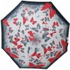 Katrin's Fashion d011c-1176 deštník malý vzorovaný červený