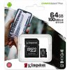 Kingston pamäťová karta Canvas Select Plus, 64GB, micro SDXC, SDCS2/64GB, UHS-I U1 (Class 10), s adaptérom, A1