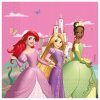 PAPIEROVÉ SERVITKY PRINCESS DISNEY 33 CM 20 KS TIANA RAPUNZEL ARIEL