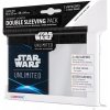 Gamegenic: Star Wars Unlimited Obaly na karty - Dvojité Obalenie - Vesmírna Modrá