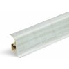 AP28 soklová lišta NGF56, PVC dub vidiecky biela, 56 mm, 23 mm, 2,5 m